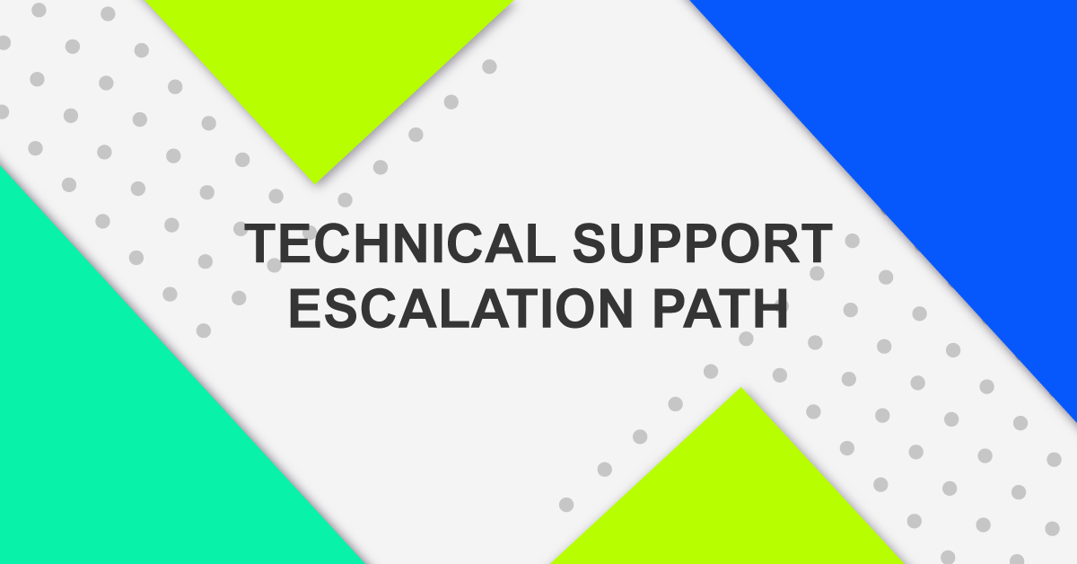 Support Escalation Path